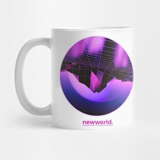 The future world - neon top - newworld. Mug